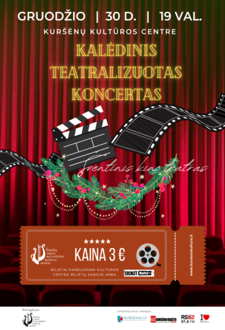 Kalėdinis teatralizuotas koncertas „Šventinis kino teatras“