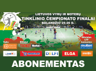 2015 m. Lietuvos moterų ir vyrų tinklinio čempionatų finalai-abonementas
