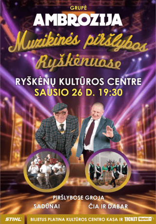 Grupė AMBROZIJA. MUZIKINĖS PIRŠLYBOS 2