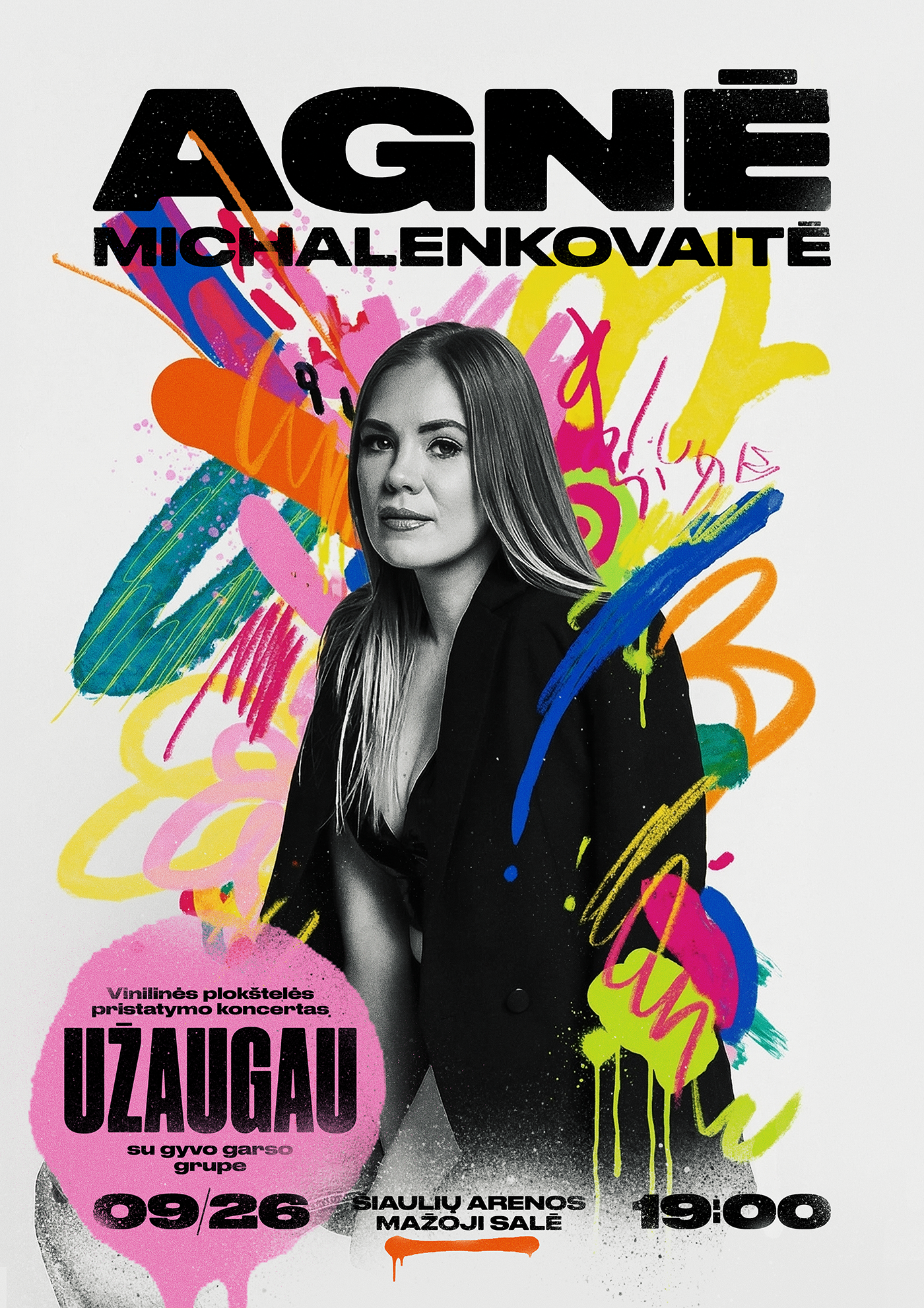 AGNĖS MICHALENKOVAITĖS Vinilinės plokštelės pristatymo koncertas “UŽAUGAU” 