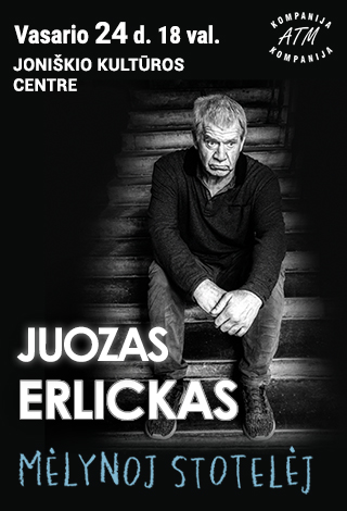 JUOZAS ERLICKAS. Mėlynoj stotelėj