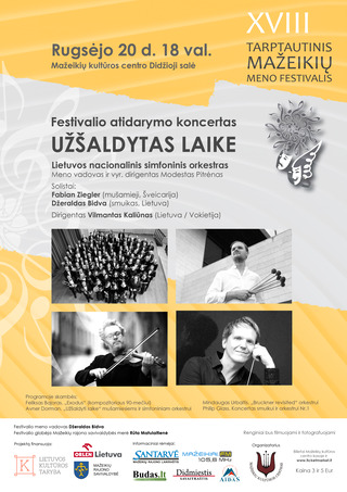 Festivalio atidarymo koncertas „Užšaldytas laike“