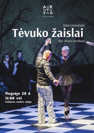 Dviejų dalių spektaklis „Tėvuko žaislai“ | rež. M.Vendland