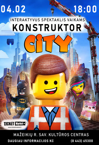 NEĮVYKS.KONSTRUKTOR CITY | Interaktyvus spektaklis