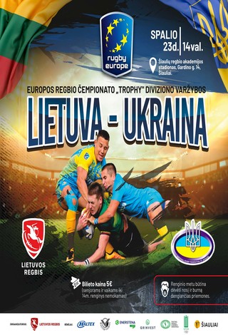 Europos regbio čempionato varžybos: Lietuva - Ukraina