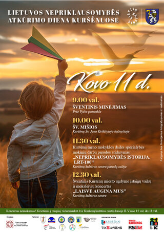 Šventinis Kuršėnų miesto ugdymo įstaigų vaikų ir moksleivių koncertas  „Laisvė augina mus“