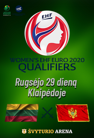 Moterų rankinis EURO 2020: Lietuva – Juodkalnija