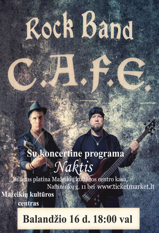 Rock band C.A.F.E. koncertas