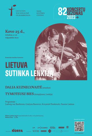 Kamerinės muzikos koncertas „Lietuva sutinka Lenkiją. Dalia Kuznecovaitė ir Tymoteusz Bies“