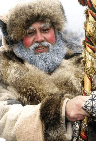 Gruziniškas Senis Šaltis Lietuvoje su nacionaliniu šokių kolektyvu