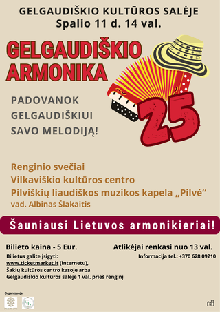 Koncertas „Gelgaudiškio armonika 2025“