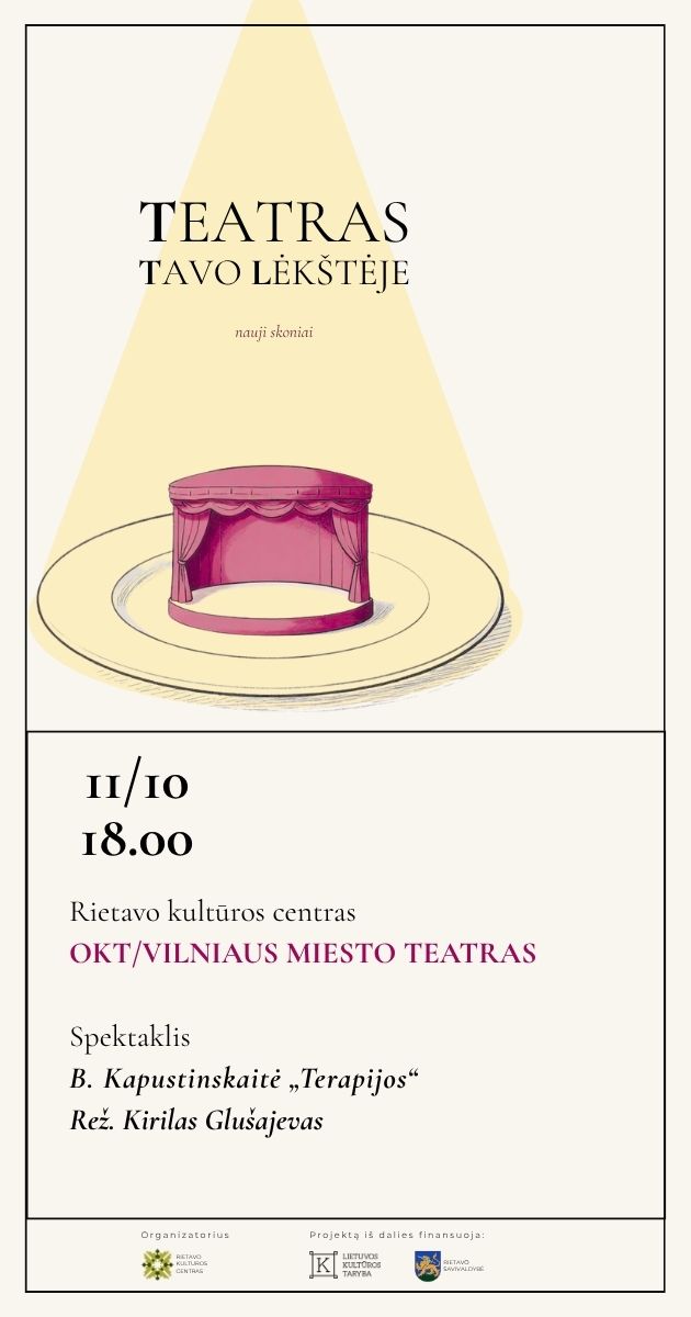 OKT/Vilniaus miesto teatro spektaklis – B. Kapustinskaitė „Terapijos“, rež. Kirilas Glušajevas