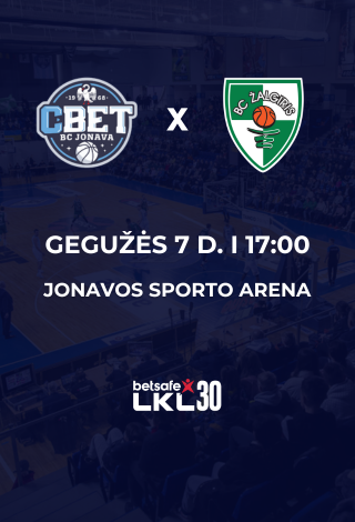 NAUJA DATA // Jonavos CBET - Žalgiris