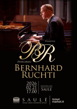 Pianistas BERNHARD RUCHTI (Šveicarija) ir „Camerata  Solaris“ Šiaulių miesto simfoninis orkestras