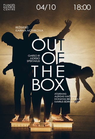 Garso ir judesio spektaklis „Out of the Box“ Plungėje