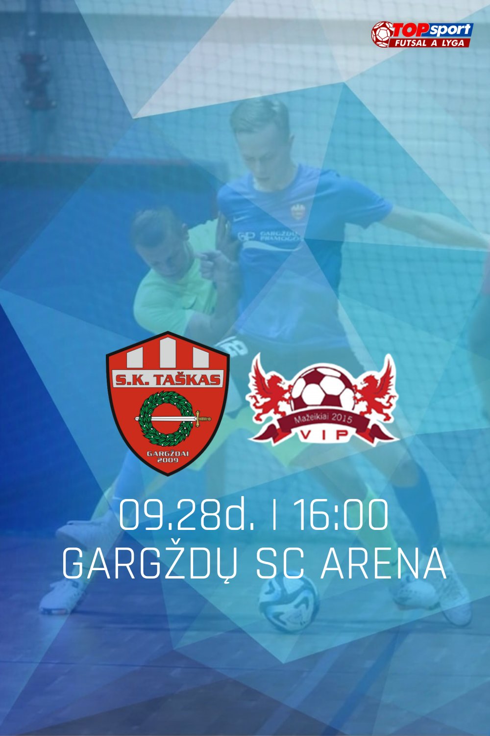 TOPsport Futsal A lyga (1 turas): 