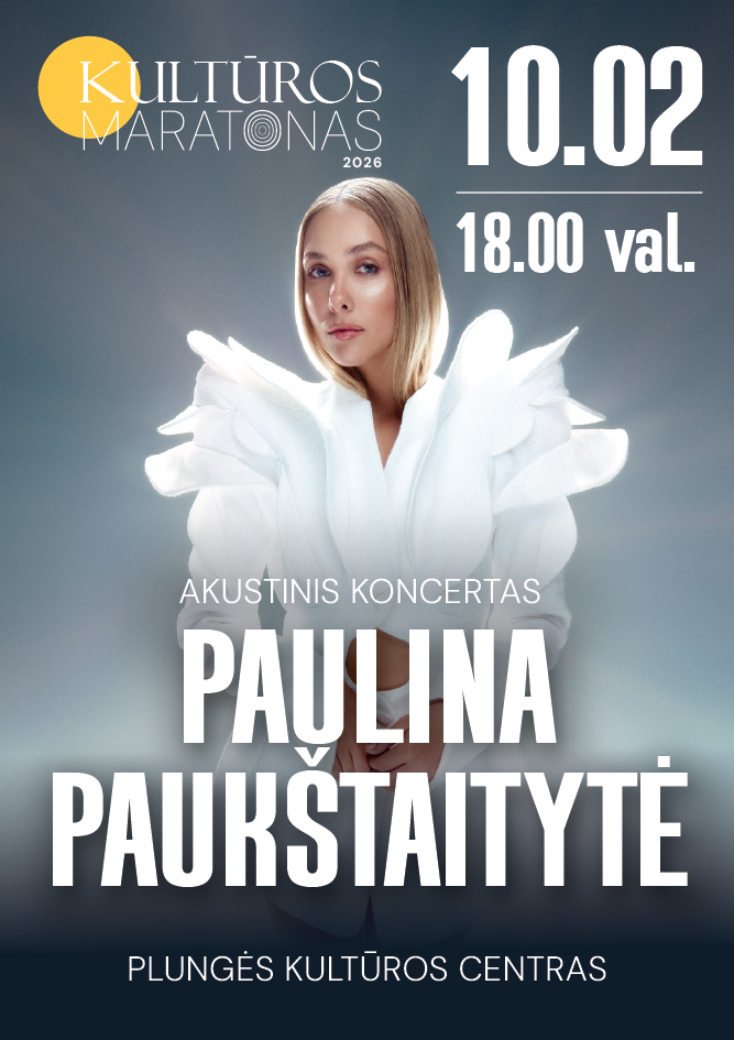 KULTŪROS MARATONAS | PAULINA PAUKŠTAITYTĖ akustinis koncertas