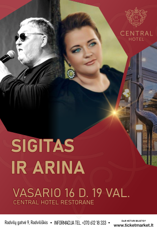 Muzikinis vakaras. SIGITAS IR ARINA