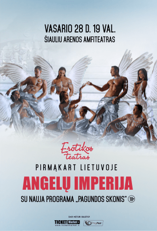 Erotikos teatras „Angelų imperija“ su naujausia programa „Pagundos skonis“ (N18)