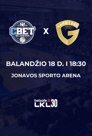 Jonavos CBET - BC Gargždai