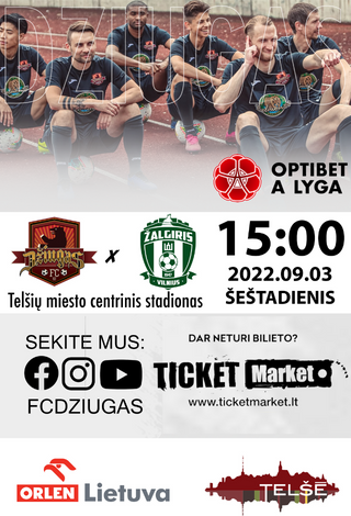 FC DŽIUGAS - VILNIAUS ŽALGIRIS