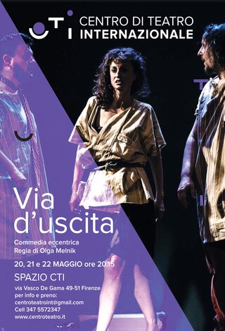 Tarptautinio teatrų festivalio „Theater cluster“ spektaklis „Išėjimas“ (Italija)