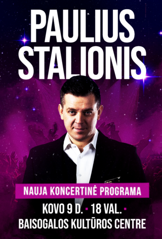 Paulius Stalionis. Nauja koncertinė programa