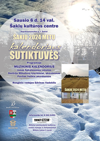 Šakių 2024 metų kalendoriaus pristatymas