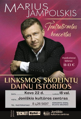 Mariaus Jampolskio teatralizuotas koncertas Joniškyje!