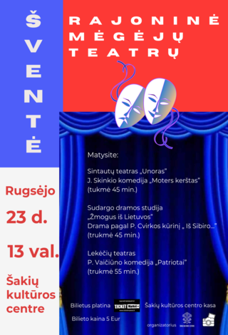 Rajoninė mėgėjų teatrų šventė