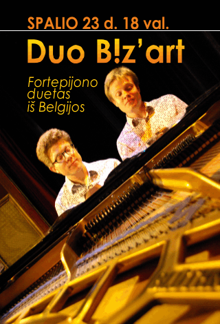 Duo B!z'art - fortepijono duetas iš Belgijos