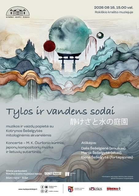 Parodos ir koncerto popietė TYLOS IR VANDENS SODAI