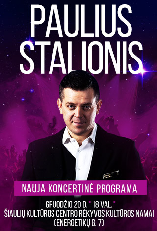 Paulius Stalionis. Nauja koncertinė programa