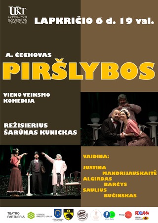 Utenos Kamerinio teatro spektaklis „PIRŠLYBOS“