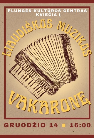 Liaudiškos muzikos vakaronė 