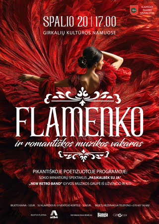 Flamenko ir romantiškos muzikos vakaras
