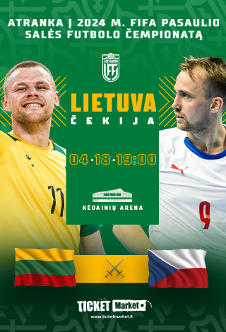FIFA Pasaulio futsal čempionato atrankos rungtynės: Lietuva – Čekija