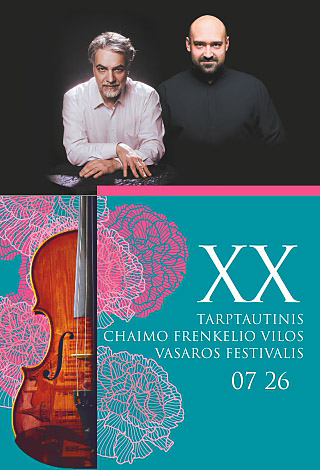 XX TARPTAUTINIS CHAIMO FRENKELIO VILOS VASAROS FESTIVALIS, 2023 GARSIŲ LIETUVOS PIANISTŲ PETRO GENIUŠO IR JUSTO ŠERVENIKO KONCERTAS „MUZIKA DVIEM“