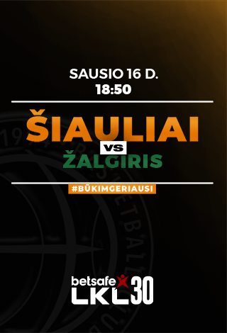 KK Šiauliai - Žalgiris