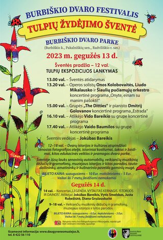 Burbiškio dvaro festivalis „Tulpių žydėjimo šventė“