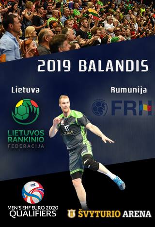 Europos rankinio čempionatas: Lietuva-Rumunija