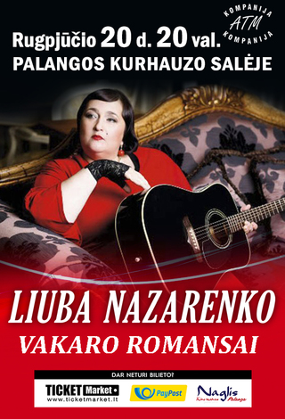 LIUBA NAZARENKO. Vakaro romansai