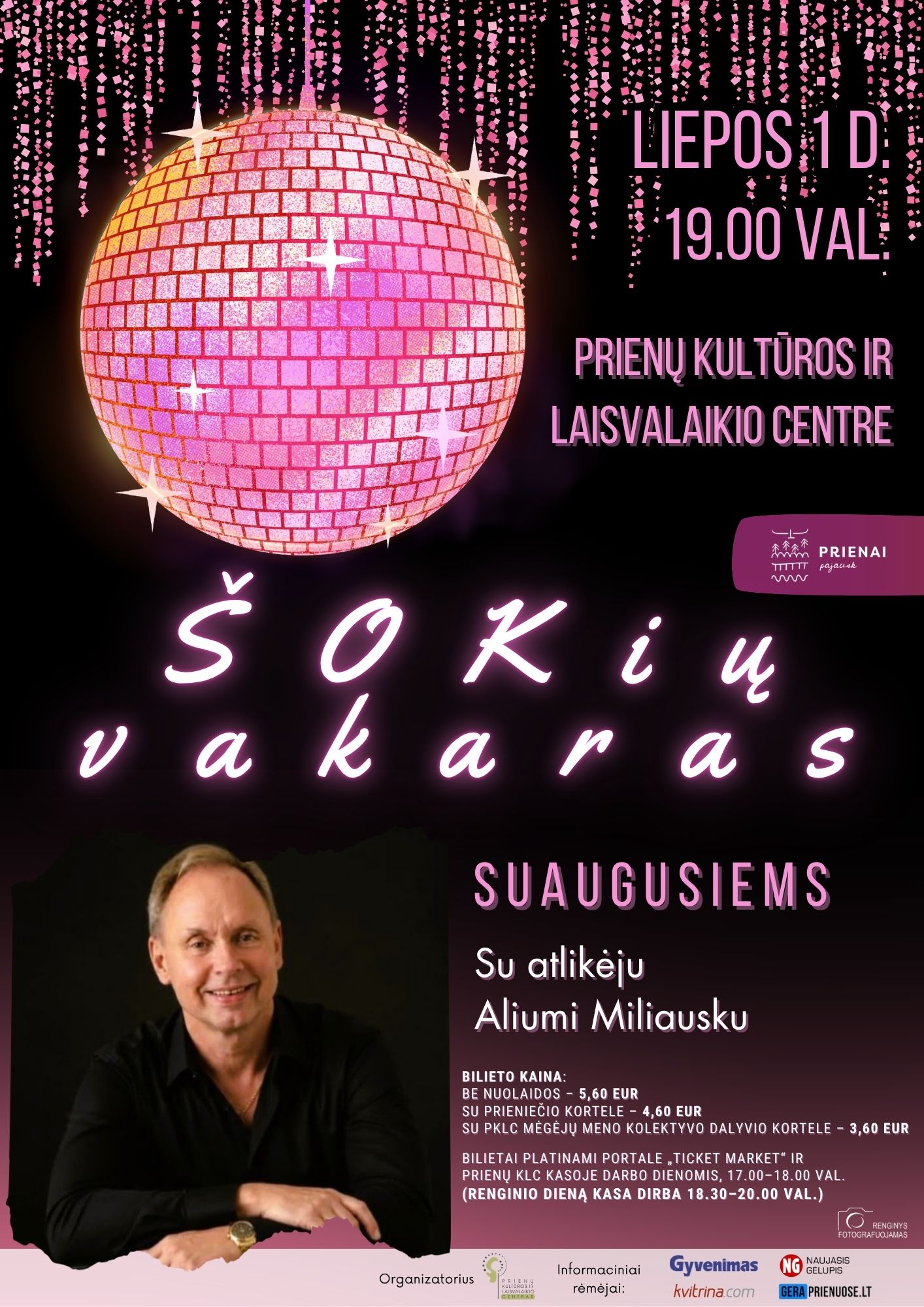 Šokių vakaras suaugusiems