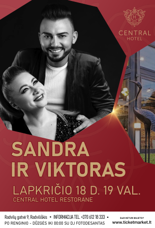 Muzikinis vakaras. Sandra ir Viktoras