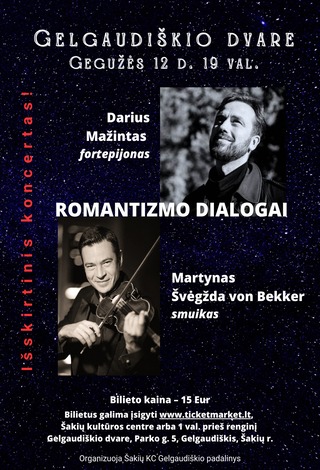Koncertas „Romantizmo dialogai“
