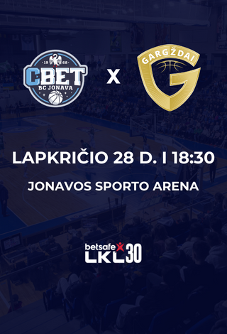 Jonavos CBET - BC Gargždai