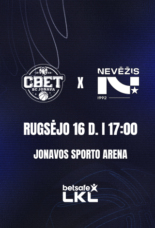 Jonavos CBet - Kėdainių Nevėžis