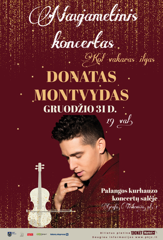 Naujametinis koncertas „Kol vakaras ilgas“ su Donatu Montvydu