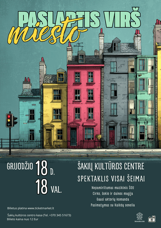 Kalėdinis spektaklis visai šeimai “PASLAPTIS VIRŠ MIESTO”