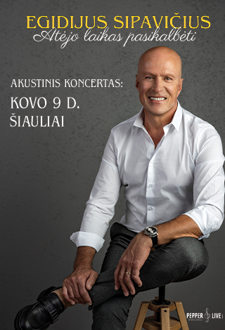 Egidijaus Sipavičiaus akustinis koncertas